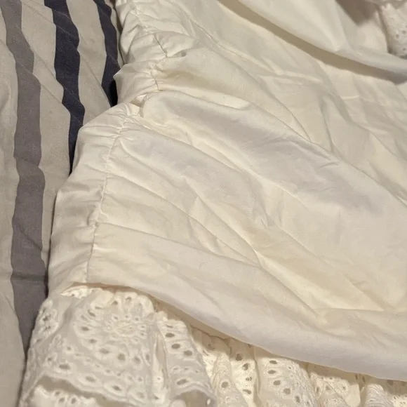 White Eyelet Ruffle Dress - Picture 8 of 8